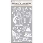 Anděl Přerov Samolepka Santa s glitry 24 x 47 cm – Hledejceny.cz