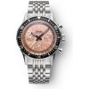 Hodinky Nivada Grenchen Chronoking Meca Salmon