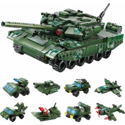 Qman War-Spirit Wheeled Tank 42301 sada 8v1