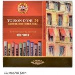 KOH-I-NOOR Křída prašná kulatá souprava TOISON D´OR 8514 24 barev – Zboží Dáma
