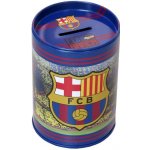 Pokladnička Barcelona FC plechový barel výška 10 cm průměr 7,5 cm – Zboží Dáma