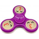 Antistresový Fidget Spinner fialový Trojka – Zboží Dáma