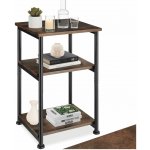 tectake 404668 odkládací stolek memphis 34x30x59cm - industrial tmavé dřevo – Hledejceny.cz