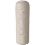 Boltze Home Váza z kameniny ALIETTE, 25 cm, taupe béžová – Hledejceny.cz