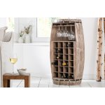 Bighome Regál na víno CASK 97 cm přírodní – Hledejceny.cz