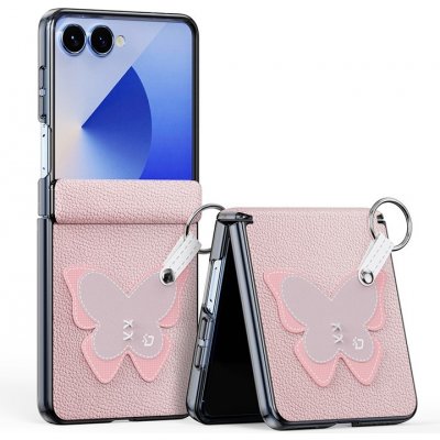 DUX 114632 DUX LUVY Kryt se šňůrkou pro Samsung Galaxy Z Flip7 5G PINK BUTTERFLY – Sleviste.cz