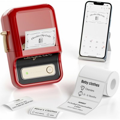 Niimbot B21S Smart červená – Zboží Živě