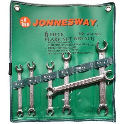 Jonnesway sada klíčů na převlečné matice 8-19 mm 6 ks W24106S – Hledejceny.cz