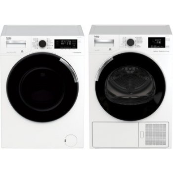 Set Beko WTV 8744 CSXW0 + DH 8544 CSFRX