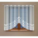 Dekorační žakárová záclona s řasící páskou LIZBETH 110 bílá 300x110 cm MyBestHome – Hledejceny.cz