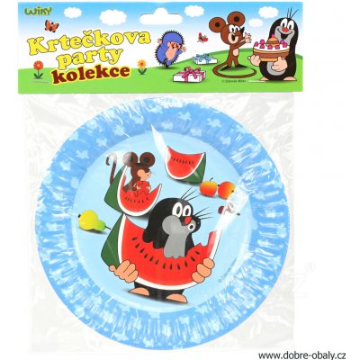 WIKY Párty tácek Krtek a kamarádi 18cm – Zboží Dáma