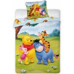 Faro povlečení Medvídek Pú mnohobarvené 100x135 cm 40x60 cm – Hledejceny.cz