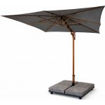 Hartman Zahradní slunečník Solar flex s bočním stíněním 300x300cm dark antracite – Sleviste.cz