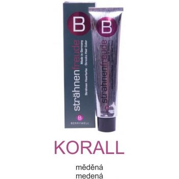 Berrywell Streak Hair Long barevný melír na vlasy Korall 61 ml