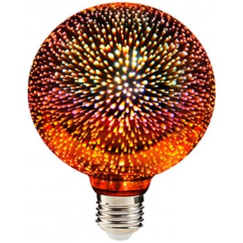 SANICO LED vánoční žárovka 3D - E27 - 3,5W - G95
