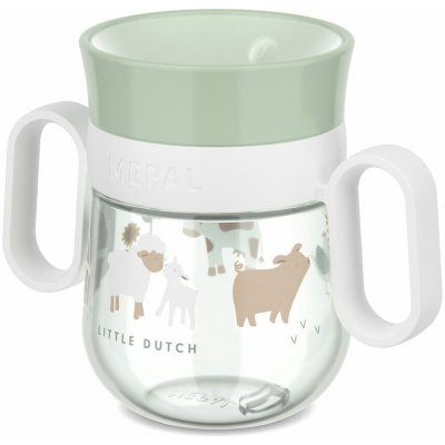 Little Dutch Hrneček s oušky 360° Farma 200 ml – Zboží Mobilmania