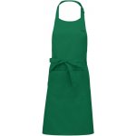 Kariban Zástěra K885 s laclem COT20K88552099-kelly green Zelená kelly – Hledejceny.cz