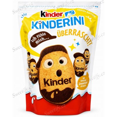 Ferrero Kinder Kinderini mléčné a kakaové sušenky 250 g – Hledejceny.cz