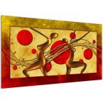 Abstraktní obraz se dvěma ženami, jednodílný 120x70 cm – Hledejceny.cz