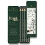 Faber-Castell 9000 grafitová tužka plechová krabička 5 ks – Zboží Živě