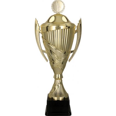 Kovový pohár s poklicí Zlatý 41 cm 12 cm – Hledejceny.cz
