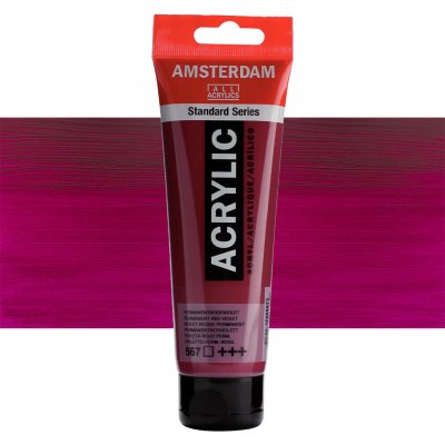 Royal Talens Amsterdam 120 ml, 567 Permanent Red Violet – Hledejceny.cz
