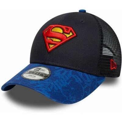 New Era SUPERMAN YOUTH TRUCKER 9FORTY JR černá – Zboží Dáma