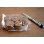 Korek zátka 3,3/3,7cm výška 3cm 5ks – Hledejceny.cz