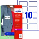 Avery Zweckform A4, bílé, 10 etiket L4785-20 – Zboží Mobilmania