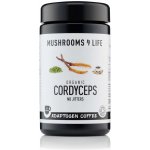 Mushrooms For Life Bio Adaptogenní instantní káva Cordyceps 75 g – Sleviste.cz