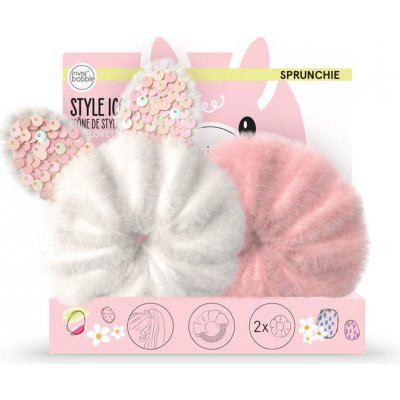 Invisibobble Sprunchie Easter Cotton Candy 2 ks Spirálová gumička v luxusní látce