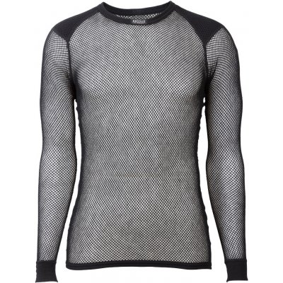 Brynje funkční triko Wool Thermo Shirt w/inlay černá – Zboží Mobilmania