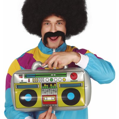 Guirca Nafukovací rádio retro 40x20 cm – Zboží Mobilmania