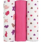 T-tomi Látkové TETRA růžoví šneci 3 ks – Zboží Dáma