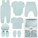 New Baby 7-dílná kojenecká soupravička do porodnice I AM I AM Modrá – Zboží Dáma
