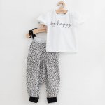 New Baby 2-dílná letní dívčí souprava Be Happy – Zboží Dáma