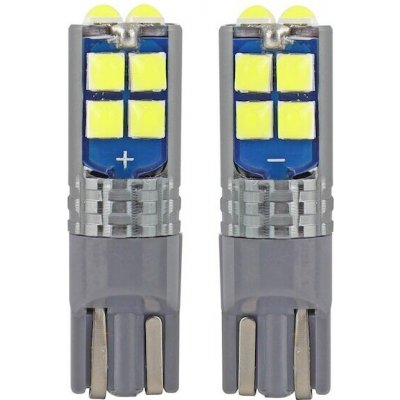 AMIO LED CANBUS 10SMD 3030 T10 W5W White 12V/24V – Hledejceny.cz