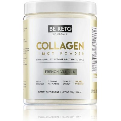 BeKeto Kolagenový MCT prášek Francouzská vanilka 300 g – Hledejceny.cz