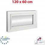 OKNA HNED Plastové okno 120x60 cm sklopné bílé TROJSKLO – Hledejceny.cz