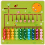 Playtive Dřevěná výuková hra Montessori - počítání (aritmetická hra) – Zbozi.Blesk.cz