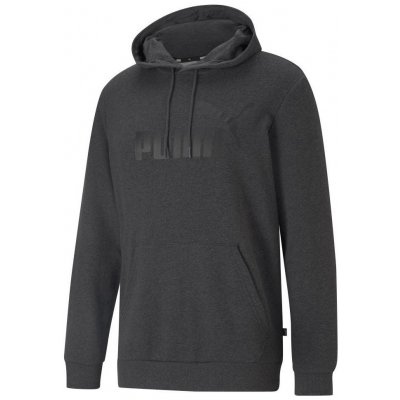 Puma Essential Big Logo Hoodie Tmavě šedá / Černá – Zbozi.Blesk.cz