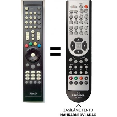 Dálkový ovladač Predátor Arion AF9300 PVR HDD – Sleviste.cz