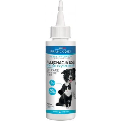 Francodex Roztok čistící na uši pes kočka 125 ml – Zboží Mobilmania