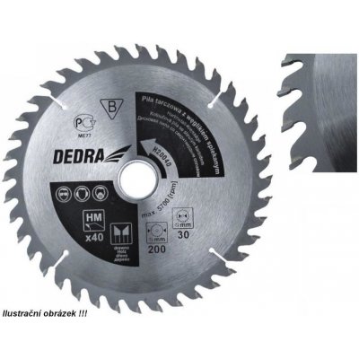 Dedra Kotouč pilový na dřevo 165x16 mm 24z H16524E – Zboží Mobilmania