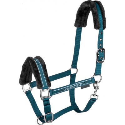 Waldhausen Ohlávka s beránkem Elegant petrol modrá – Zboží Dáma