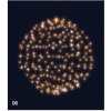 Vánoční osvětlení CITY SM-170153 3D Hvězdná koule Ø 100 cm teplá bílá
