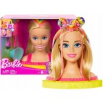 Barbie stylingová hlava neonové duhové blond vlasy – Zboží Dáma Barbie stylingová hlava neonové duhové blond vlasy – Zboží Dáma