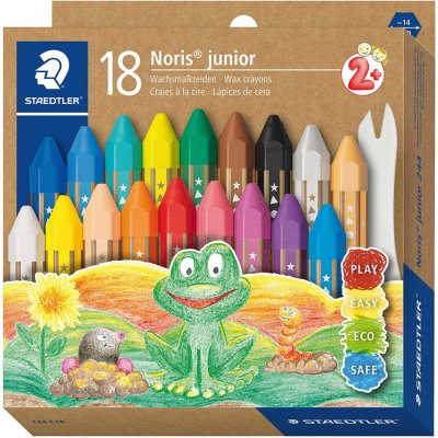 Voskovky "Noris Junior", 18 barev, jumbo, STAEDTLER 224 C18 – Zboží Dáma Voskovky "Noris Junior", 18 barev, jumbo, STAEDTLER 224 C18 – Zboží Dáma