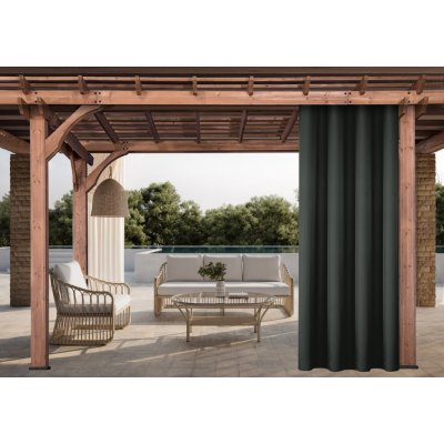 MyBestHome Venkovní zahradní závěs s tunýlkem JAMAICA 155x220 cm šedá – Zboží Dáma