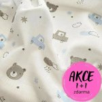 Prem plenková osuška Meďa brýle 90x100 cm – Zboží Dáma